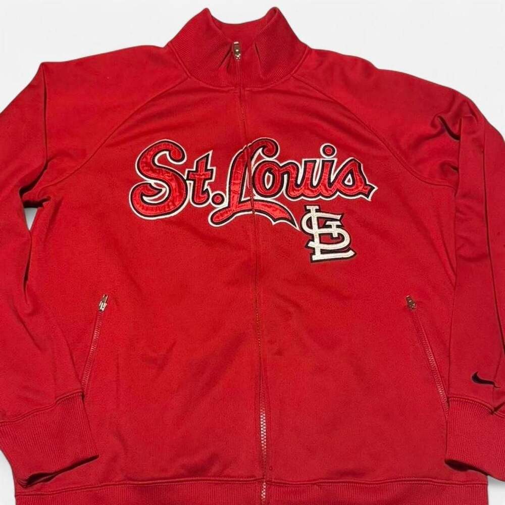 Nike St. Louis Cardinals Zip Up Track Jacket